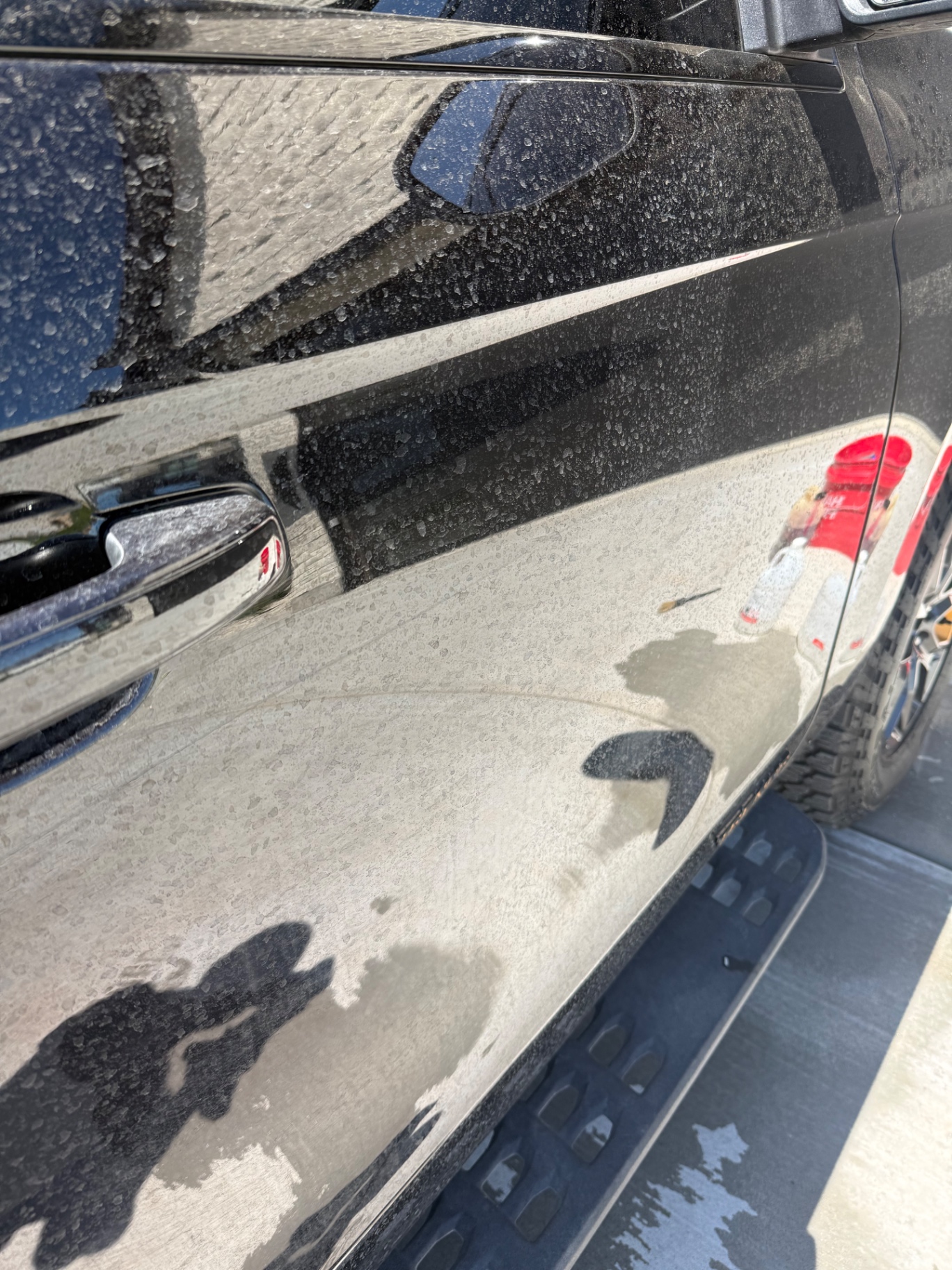 Black SUV · Exterior Reset · before