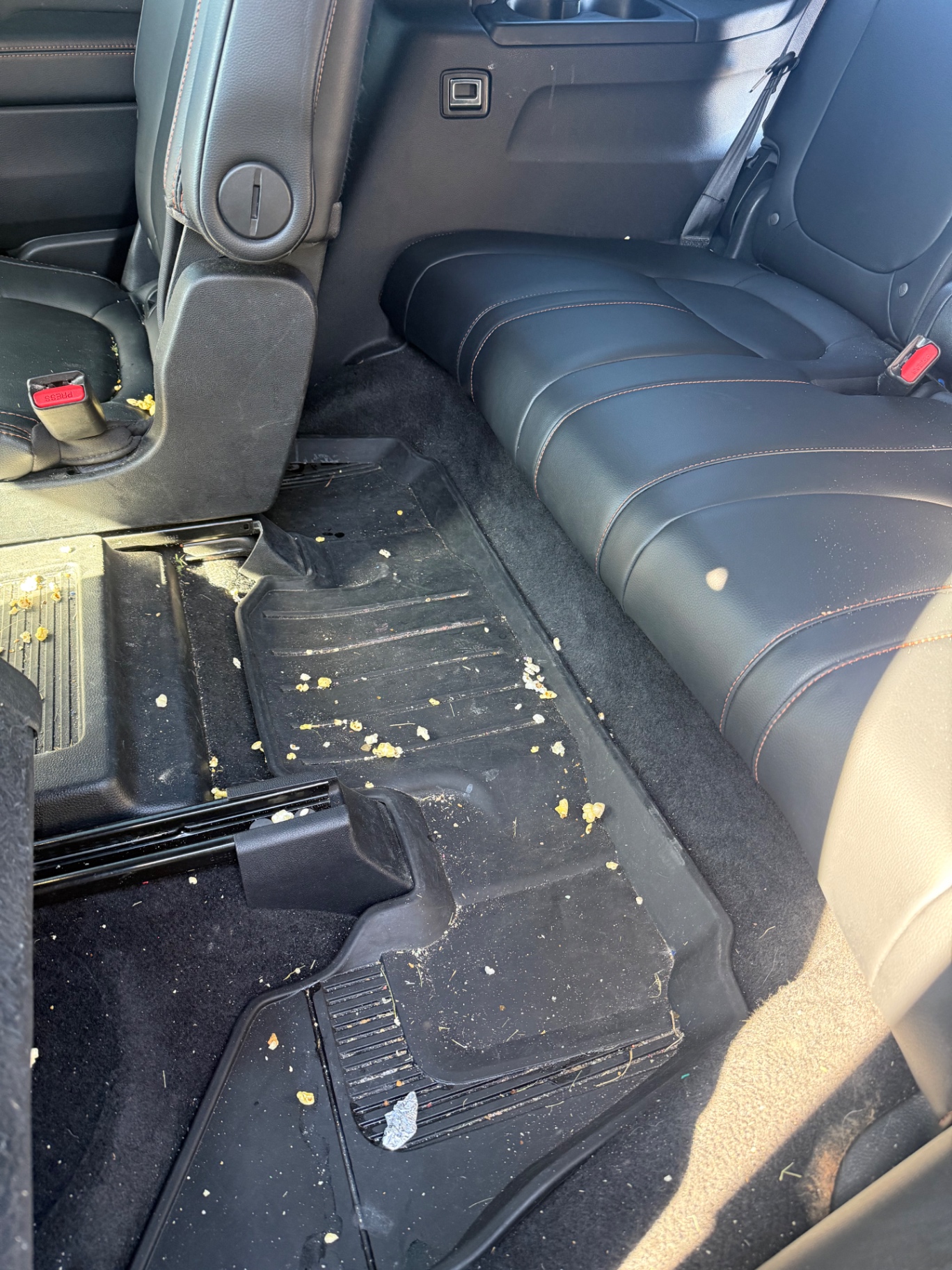 Rear Interior · Deep Clean · before