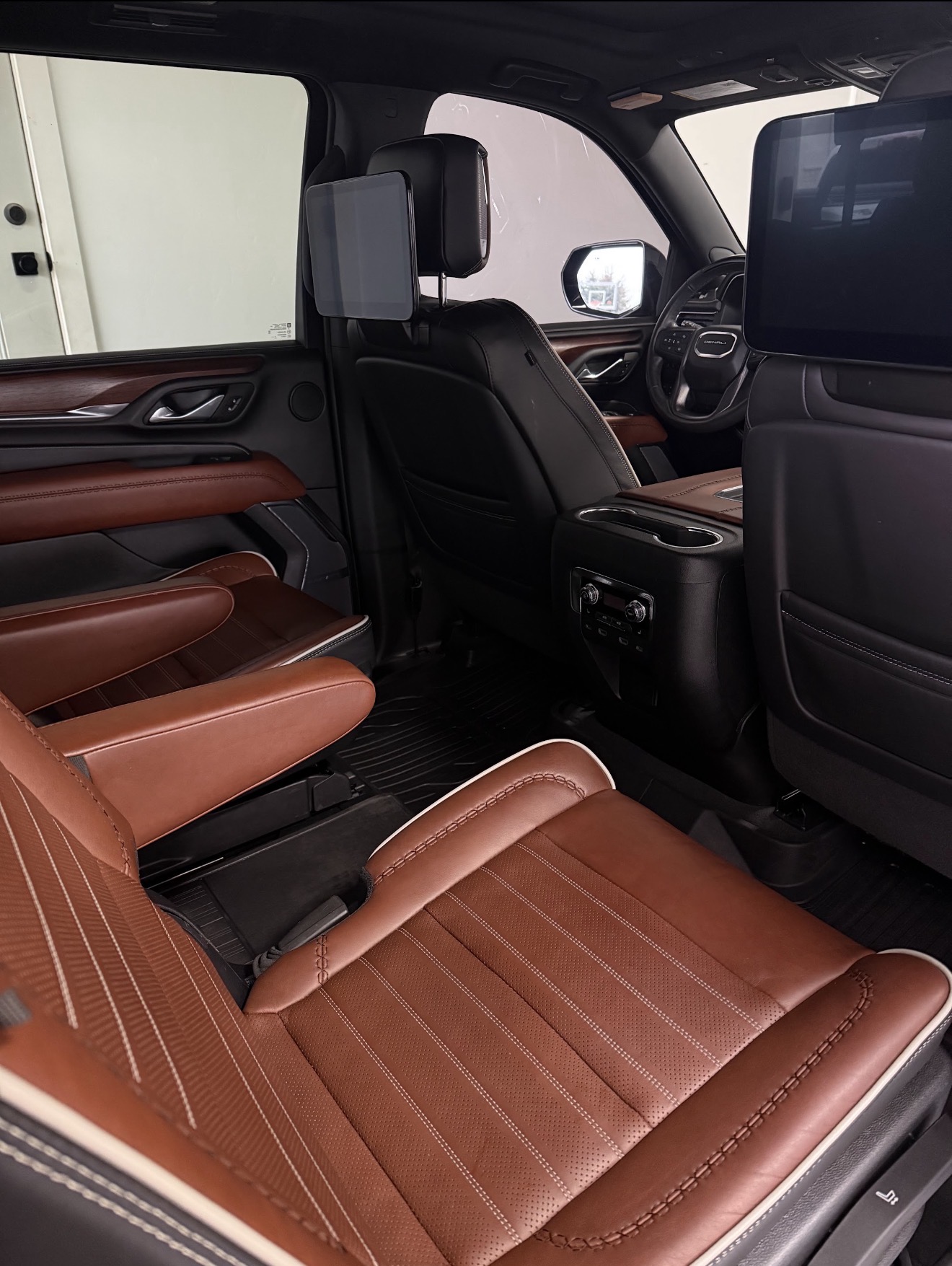 GMC Denali cognac leather interior reset