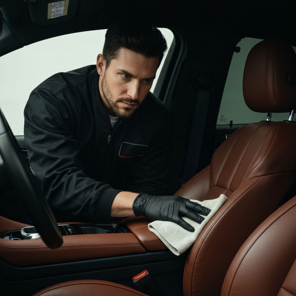 Professional interior car detailing