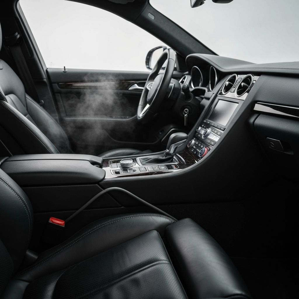 Interior car detailing