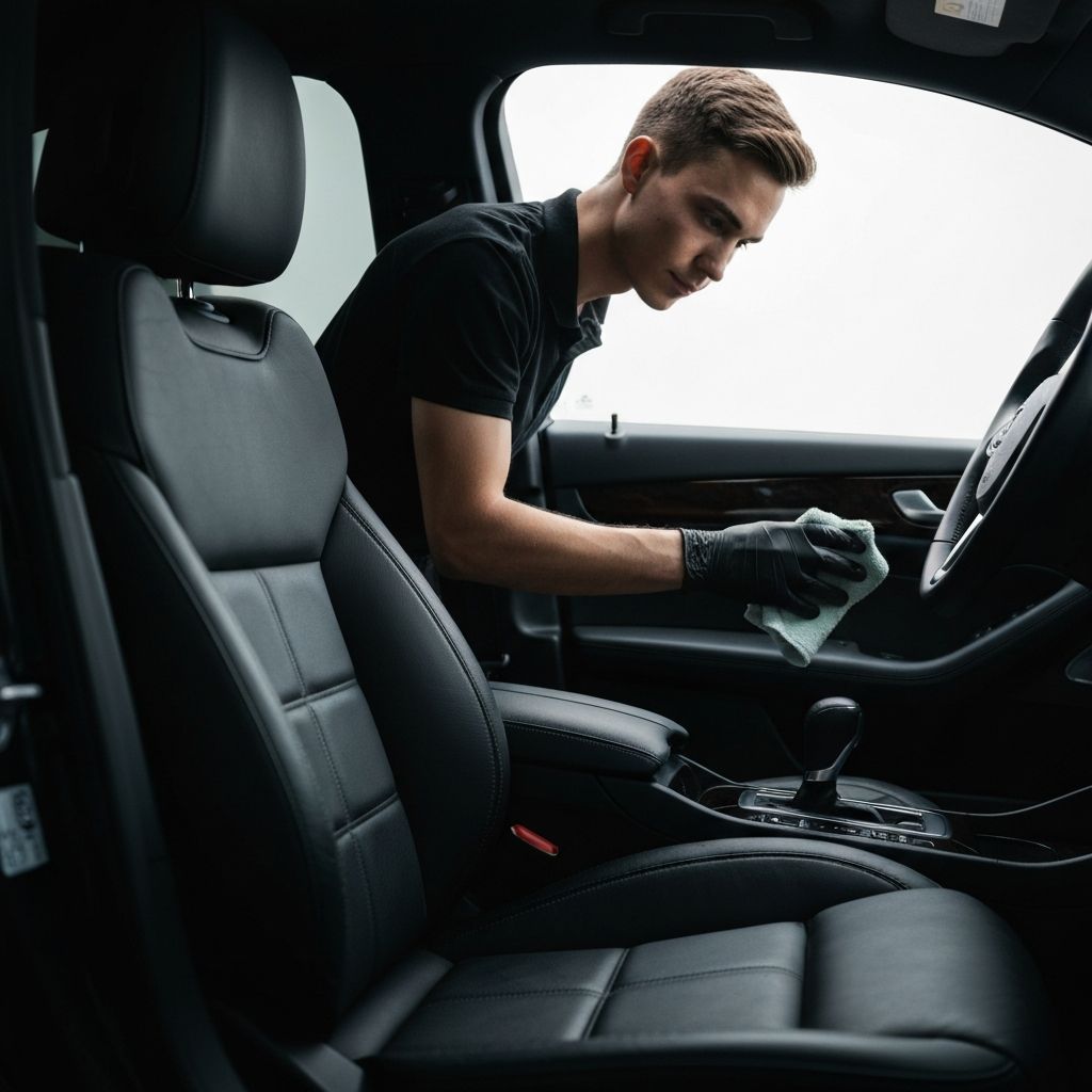Interior detailing process