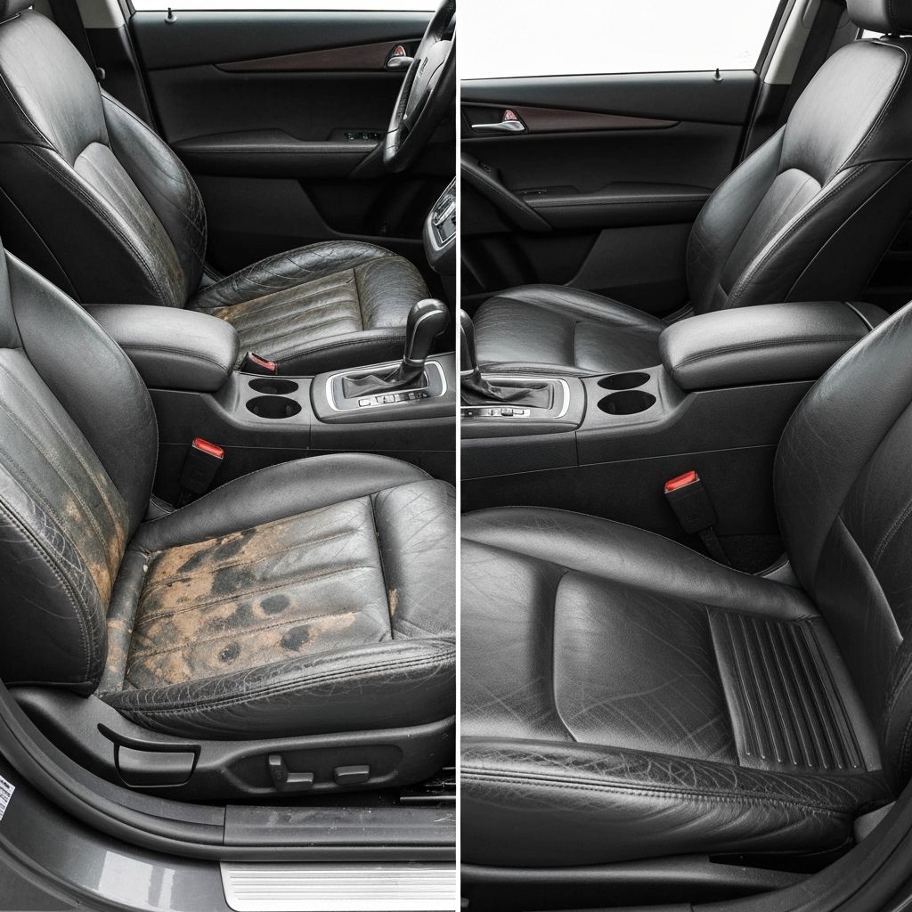 Before and after vehicle transformation